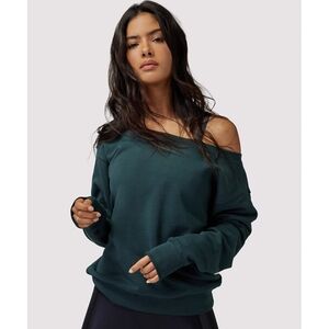Spiritual Gangster Vida Off Shoulder Sweatshirt - Small